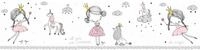 A.S. Cr&eacute;ation Bord&uuml;re Magic Princess, glatt, Motiv, abstrakt, naturalistisch,