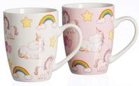 Ritzenhoff & Breker Becher Unicorn, 6-tlg., Porzellan, 6-teilig