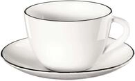 ASA SELECTION Tasse ASA Selection ligne noire Kaffeetasse mit Unterteller ligne...