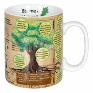 K&ouml;nitz Becher Wissensbecher Baume 360 ml, Porzellan