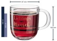 LEONARDO Tasse, Kalk-Natron Glas, Sp&uuml;lmaschinengeeignet, Mikrowellengeeignet