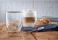 WMF Gl&auml;ser-Set Kult Coffee, doppelwandige Thermogl&auml;ser, 6-tlg., Glas, h&auml;lt die