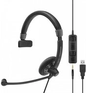 EPOS EPOS Sennheiser SC 45 USB MS Headset, schwarz. Kopfh&ouml;rer (Optimiert f&uuml;r