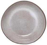Bloomingville Suppenteller Sandrine, Teller, grau, 22 cm Durchmesser, 900 ml,