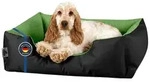 BedDog Tierbett Hundebett LUPI mit Rand, Bezug abnehmbar gr&uuml;n|schwarz 40 cm x...
