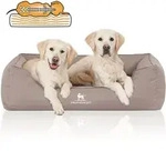 Knuffelwuff Tierbett Hundebett Leon, Orthop&auml;disch beige 105 cm x 155 cm