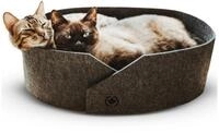 Canadian Cat Company Kratzbrett OWEN Filzbett mit Kratzboden, anthrazit Filzoptik