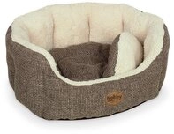 Nobby Hundekorb Nobby Komfortbett Alba oval braun