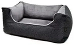 Ollesch Tierbett Lebon Hundebett Louis PLUS - Grau Gr&ouml;&szlig;e: 100 x 75 cm, Extraweiche