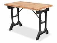 vidaXL Dining Table Solid Fir Wood