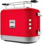 KENWOOD Toaster TCX751RD, 2 kurze Schlitze, f&uuml;r 2 Scheiben, 900 W