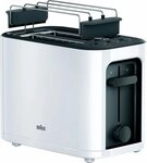 Braun Toaster PurEase HT 3010 WH - 2 Schlitze, 7 Stufen, Auftau-...