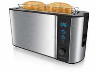 Arendo Toaster, 1 langer Schlitz, für 2 Scheiben, 1000 W, Langschlitz,