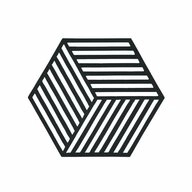 Zone Denmark Topfuntersetzer Hexagon Black