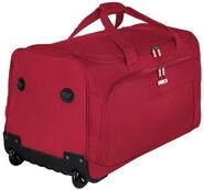 D&N Reisetasche mittelgro&szlig;e rote Rollentasche Reisetasche mit R&auml;der...