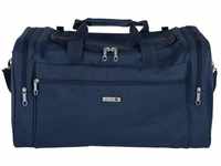 D&N Reisetasche Mittelgroße blaue Reisetasche, 54cm, für unterwegs