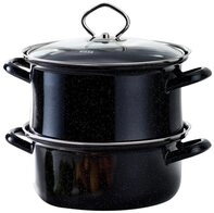 Riess Kochtopf Classic Spezialartikel, Universald&auml;mpfer 22 cm mit Aufsatz -...