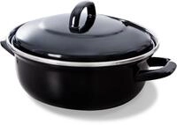 BK Bratpfanne Fortalit Emaille Bratpfanne 22 cm / 2 l - Induktion - mit Deckel,