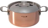 de Buyer Kochtopf Prima Matera Bratentopf Kupfer/Edels. 24 cm