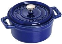 Staub Kochtopf Staub La Cocotte Cocotte, 28 cm Dunkelblau rund Gusseisen Dunkelblau,