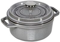 Staub Auflaufform Cocotte 12cm rund Graphit-grau, Gusseisen, Gusseisen