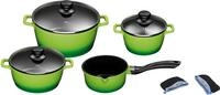 KING Topf-Set, Aluminiumguss (Set, 7-tlg., je 1 Kochtopf &Oslash; 16/20/24 cm, 1x