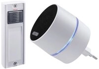 GROTHE Smart Home T&uuml;rklingel Steckdosen-Funkgong-Set 43600 (mit Namensschild)