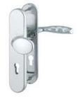 HOPPE Schutz-Wechselgarnitur Hoppe Schutzgarnitur NY 76G/3331/3410/1810H Alu.F1...