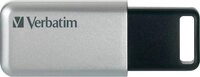 Verbatim 64GB Speicherstick Store 'n' Go Secure Pro 256-bit AES silber USB 3.2