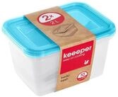 keeeper Frischhaltedose 3067663200000, Set von Lebensmittelbeh&auml;ltern 2 x 2 L Fredo
