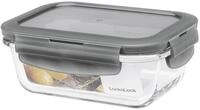 LOCK & LOCK Teedose Box "Boroseal" 0,38 l eckig 15 x 11 x 5,7 cm, transparent, Glas