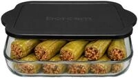 Pasabahce Auflaufform Borcam Bake&Keep 31,8 x 28,3cm, 3,2L, Glas, (6-St), Ofen-,