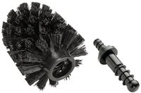 WENKO WC-Reinigungsb&uuml;rste Wenko Ersatzb&uuml;rste WC-Garnitur &Oslash; 8 cm mit Adapter,