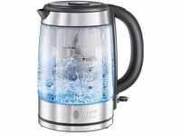 RUSSELL HOBBS Wasserkocher Clarity - Wasserkocher - edelstahl/glas, 1,5 l, 2200...