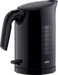Braun Wasserkocher PurEase WK 3100 BK - 1,7 L, Schnellkochsystem, Anti-Kalk...