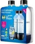 SodaStream Wassersprudler Flasche DuoPack 2x 1L Tritan-Flasche, (Set, 2-tlg),
