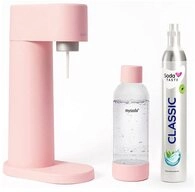 mySoda Wassersprudler Mysoda Woody Wassersprudler Holzkomposit Set + 1L Flasche & CO2