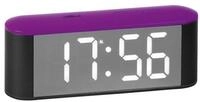 Atlanta Wecker 1133/8 mit LED-Anzeige Grau / Violett