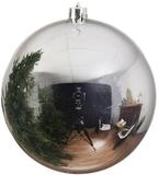 Kaemingk Weihnachtsbaumkugel, Weihnachtskugeln Kunststoff 20cm 1 St&uuml;ck - Silber