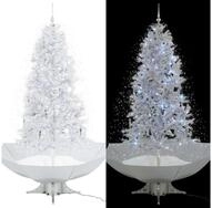 vidaXL K&uuml;nstlicher Weihnachtsbaum 190 x 115 cm Schneiender Weihnachtsbaum mit