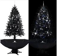 vidaXL K&uuml;nstlicher Weihnachtsbaum 190 x 115 cm Schneiender Weihnachtsbaum mit