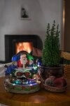 KONSTSMIDE Weihnachtsfigur Weihnachtsdeko (1 St), LED Szenerie Weihnachtsmann...