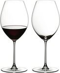 RIEDEL THE WINE GLASS COMPANY Glas Veritas Old World Syrah, 2-tlg., Kristallglas