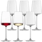 Zwiesel Glas Weinglas Vivid Senses Weingl&auml;ser 363 ml 6er Set, 6-tlg., Glas