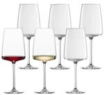 Zwiesel Glas Weinglas Vivid Senses Weingl&auml;ser 535 ml 6er Set, 6-tlg., Glas