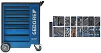 Gedore Werkzeugkoffer 1500 ES-02-2004 Werkzeugwagen mit 207-teilig...