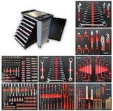 Mephisto-Tools Werkstattwagen, (fertig montiert und best&uuml;ckt), 8 abschlie&szlig;bare