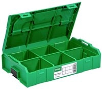 SPAX Sortimentskasten L-BOXX KOFFER Kunststoff MINI, leer, mit Eins&auml;tzen,