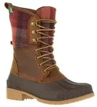 Kamik Sienna 2 (Leder, wasserdicht) braun/rot Damen Winterstiefel braun 36 EU