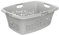 ROTHO W&auml;schekorb Flowers W&auml;schekorb 50l mit 4 Griffen, Kunststoff (PP),...